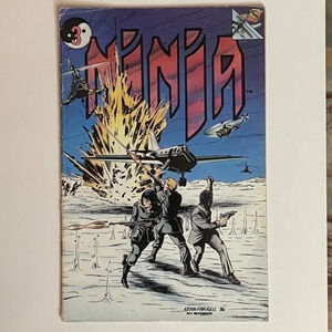 Ninja Comics Kevin Farrell 1987 Graphic Art Pages Eternity Comic Book Vintage